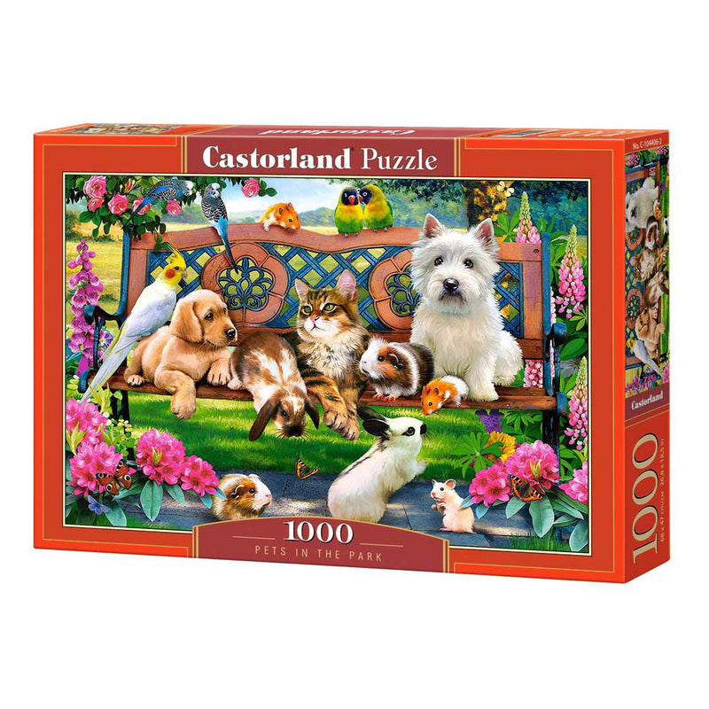 Load image into Gallery viewer, Castorland legpuzzel pets in the park, 1000st.