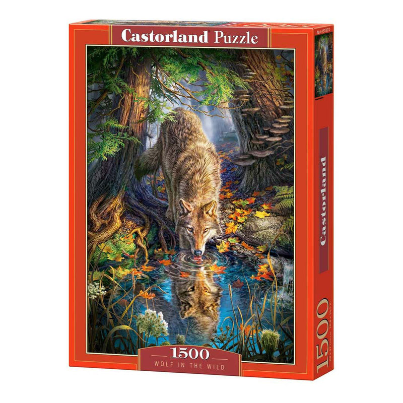 Load image into Gallery viewer, Castorland legpuzzel wolf in the wild, 1500st.