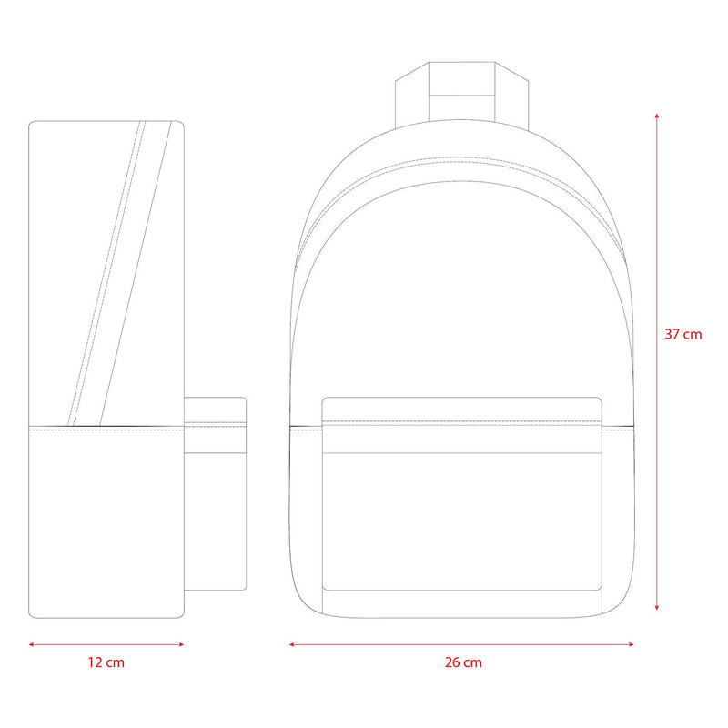 Load image into Gallery viewer, Vadobag rugzak milky kiss horse club