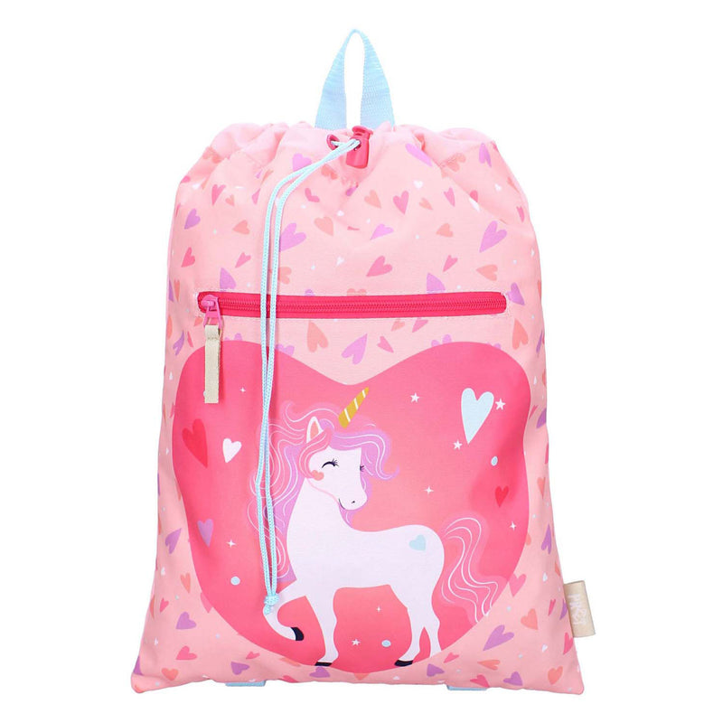 Load image into Gallery viewer, Vadobag pret gymtas happy go lucky eenhoorn