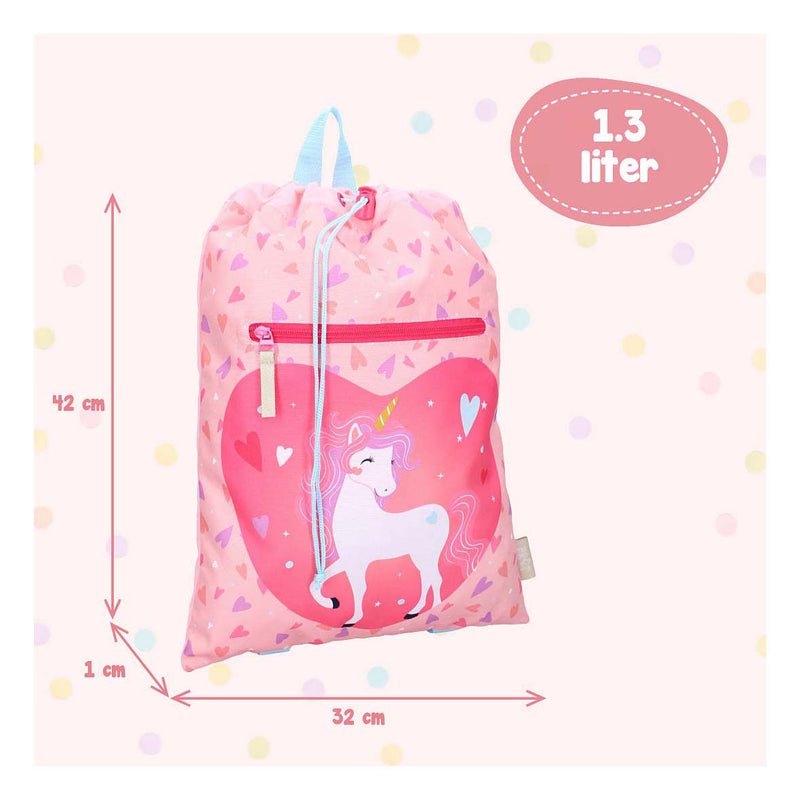 Load image into Gallery viewer, Vadobag pret gymtas happy go lucky eenhoorn