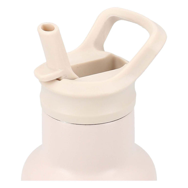 Load image into Gallery viewer, Kidzroom small talk - schoolbeker en drinkfles - 350ml - stainless steel - vliegtuigen - beige