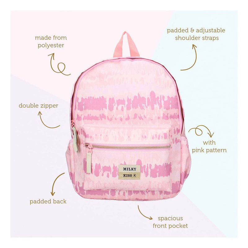 Load image into Gallery viewer, Milky kiss rugzak love and laughter - roze