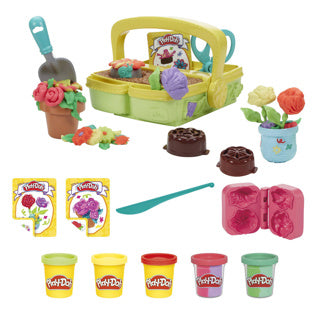 Load image into Gallery viewer, Play-doh bloeiende bloemen speelset - boetseerklei - inclusief 5 potjes