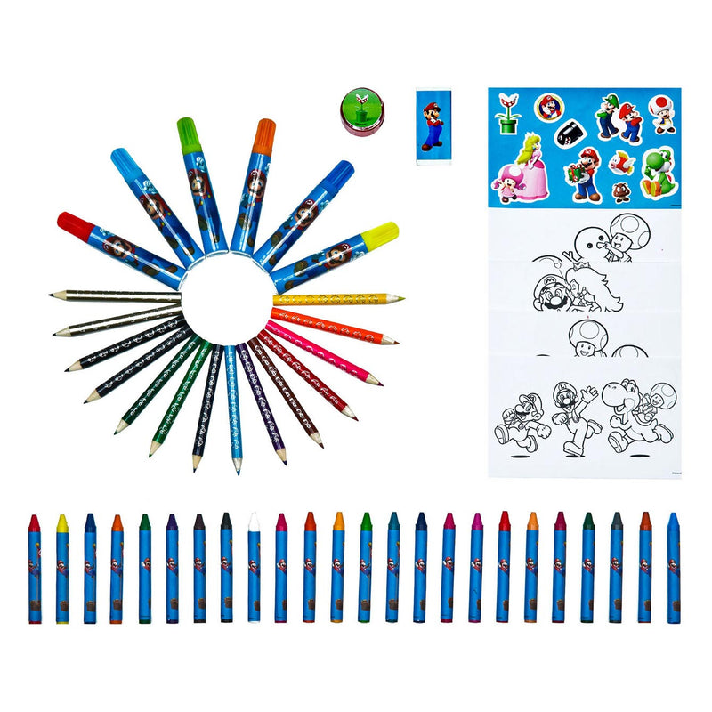 Load image into Gallery viewer, Merkloos sans marque super mario kleurkoffer, 51dlg.