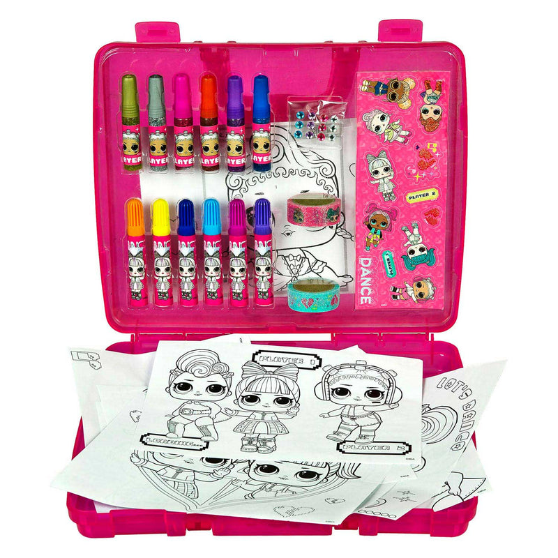 Load image into Gallery viewer, L.O.L. Surprise! Glitter Studio Kleurkoffer Set