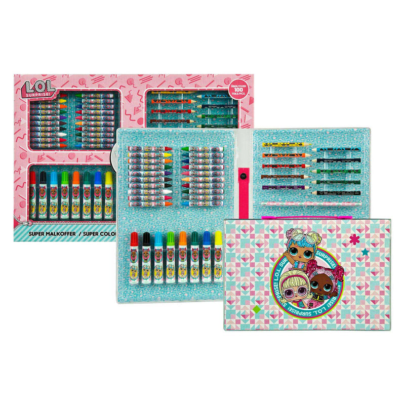 Load image into Gallery viewer, L.O.L. Surprise! Super Kleurkoffer, 100dlg.