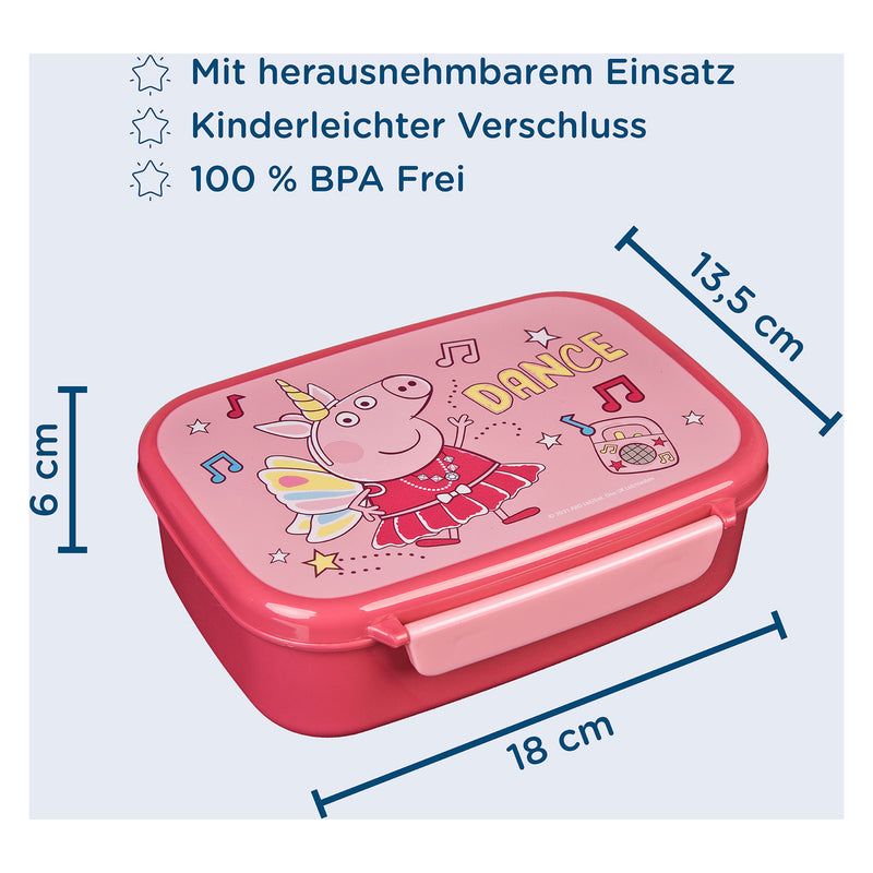 Load image into Gallery viewer, Undercover peppa pig lunchbox roze
