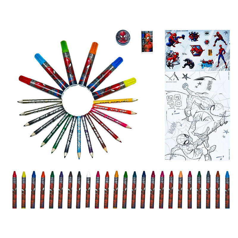 Load image into Gallery viewer, Spiderman Kleurkoffer, 51dlg.