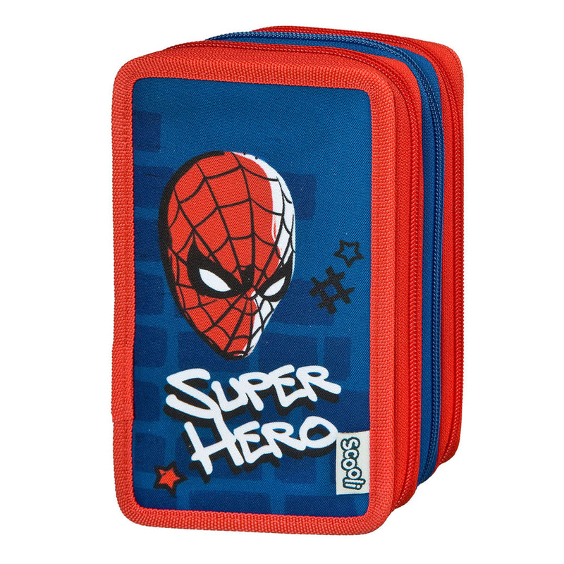 Load image into Gallery viewer, Undercover 3-Vaks Gevulde Etui Spiderman