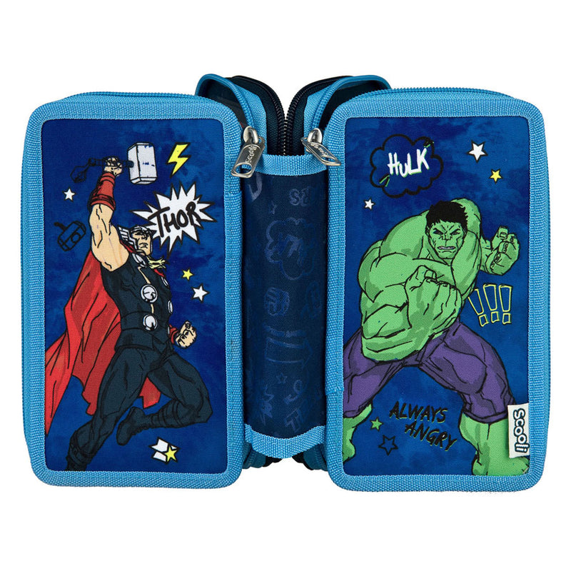 Load image into Gallery viewer, Undercover 3-vaks gevulde etui avengers