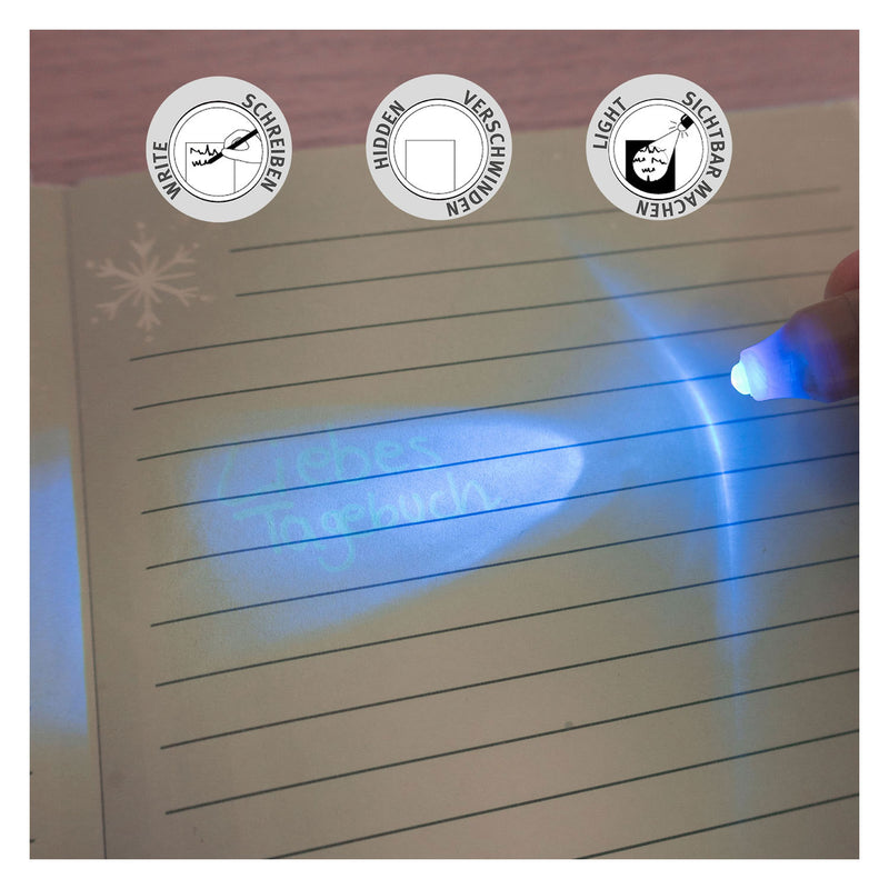 Afbeelding laden in galerijviewer, Undercover geheim dagboek frozen met uv-pen