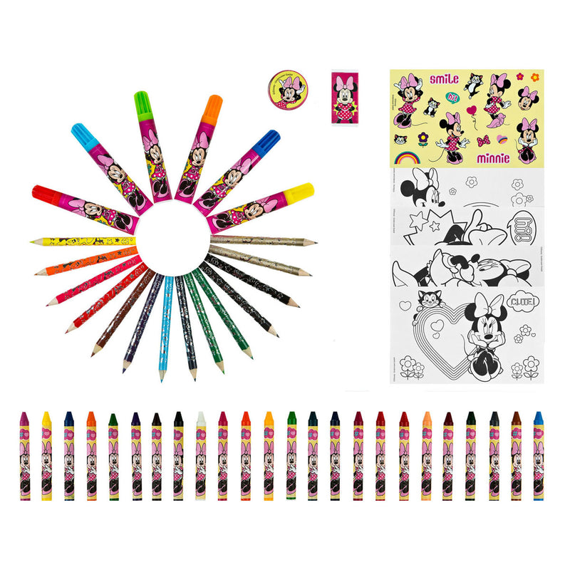 Load image into Gallery viewer, Undercover kleurkoffer minnie mouse, 51dlg.