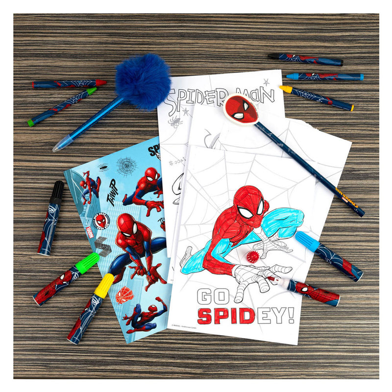 Load image into Gallery viewer, Undercover kleurenset spiderman in rugzak