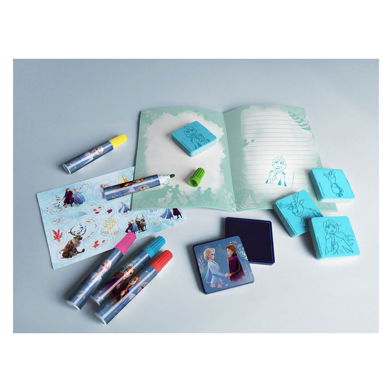 Load image into Gallery viewer, Undercover mega stempel- en kleurset frozen