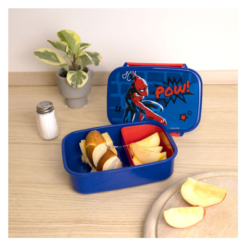 Load image into Gallery viewer, Undercover spiderman lunchbox blauw rood