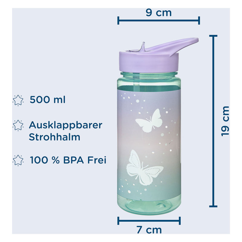 Afbeelding laden in galerijviewer, Undercover areo drinkfles vlinders, 500ml