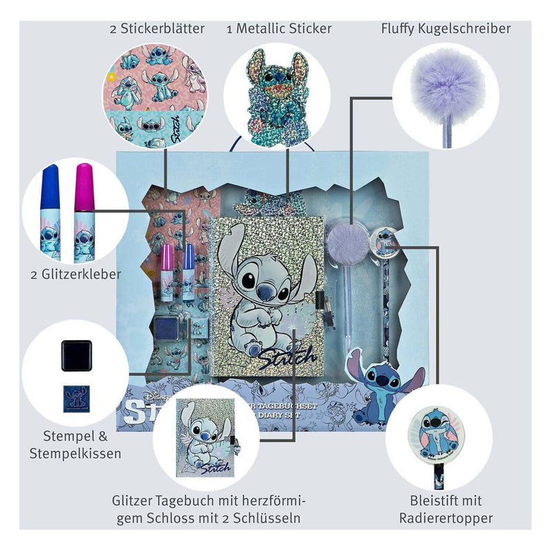 Load image into Gallery viewer, Undercover stitch glitter dagboek set
