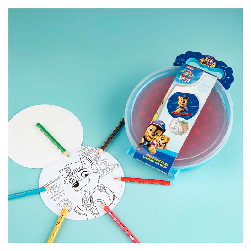 Load image into Gallery viewer, Undercover paw patrol creatieve knutselset in draagkoffer voor kinderen.