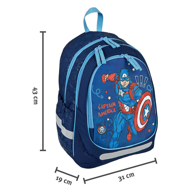 Load image into Gallery viewer, Undercover ergonomische schoolrugzak captain america