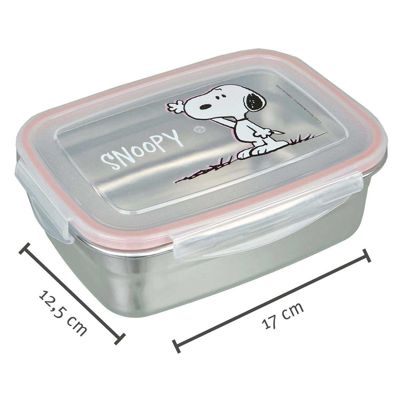 Load image into Gallery viewer, Undercover lunchbox snoopy roestvrij staal met kunststof deksel.