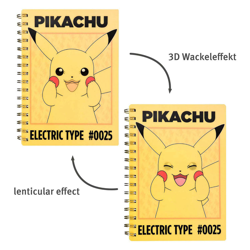 Load image into Gallery viewer, Pokémon pokemon 3d notitieboek a5