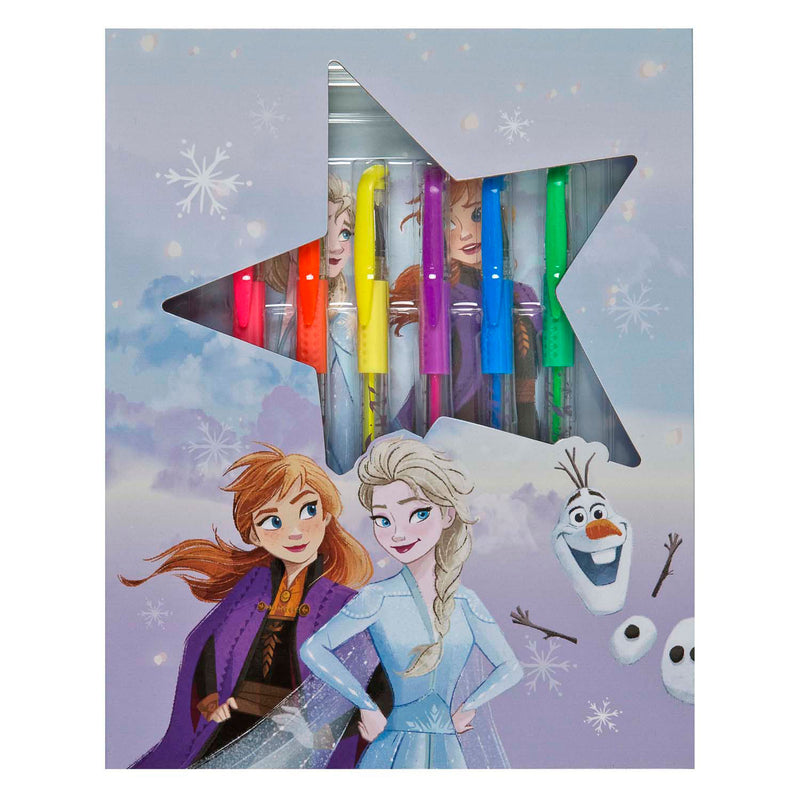 Load image into Gallery viewer, Undercover kleurset met gelpennen frozen