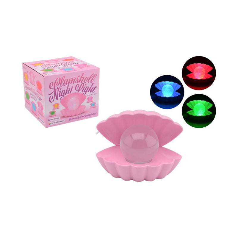 Load image into Gallery viewer, Johntoy parel nachtlamp roze met usb aansluiting
