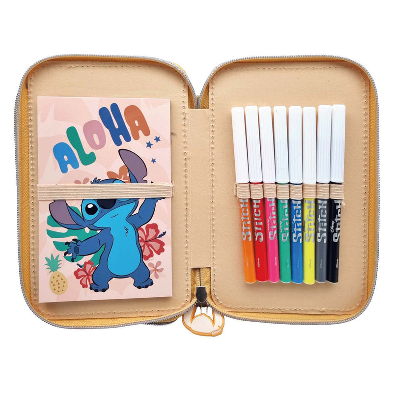 Load image into Gallery viewer, Disney stich 2-vaks gevulde etui
