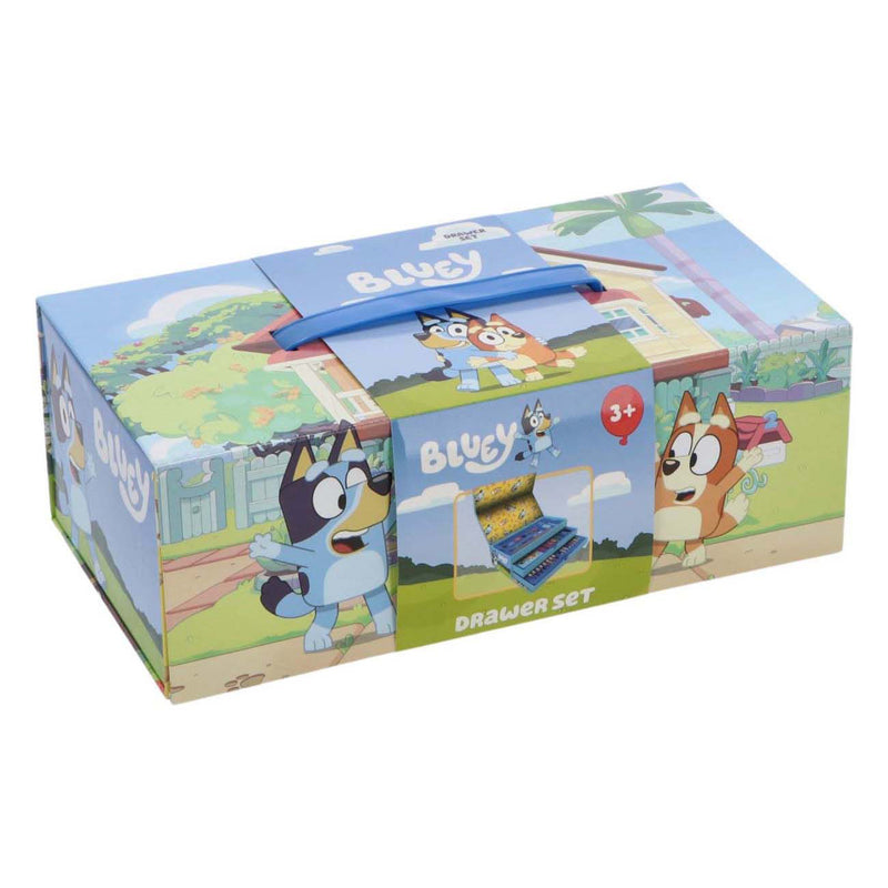 Afbeelding laden in galerijviewer, Speelgoedland bluey kleurkoffer set - 52dlg.