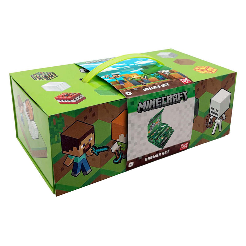 Load image into Gallery viewer, Merkloos sans marque minecraft tekendoos - kleurpotloden - stiften - verf - creatief