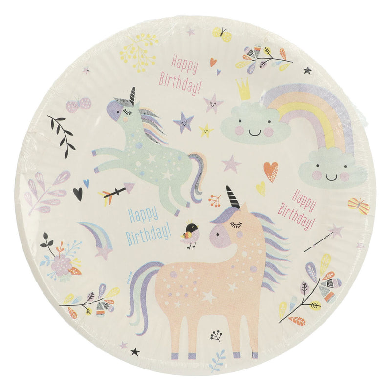 Load image into Gallery viewer, Folat bv borden unicorns rainbows, 8st.
