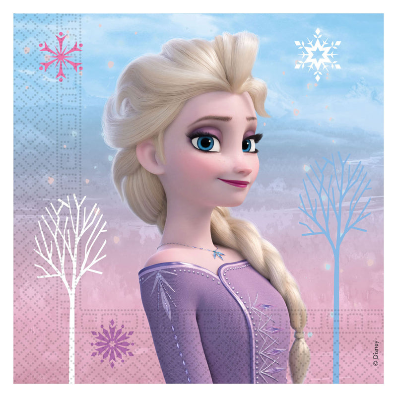 Load image into Gallery viewer, Globos papieren servetten fsc frozen 3 wind spirit, 20st.