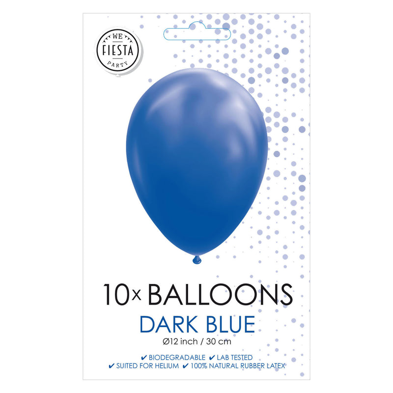 Load image into Gallery viewer, Globos ballonnen donkerblauw 30cm, 10st.
