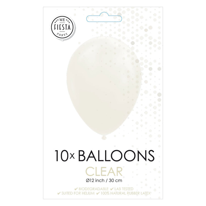 Afbeelding laden in galerijviewer, Globos ballonnen doorzichtig 30cm, 10st.