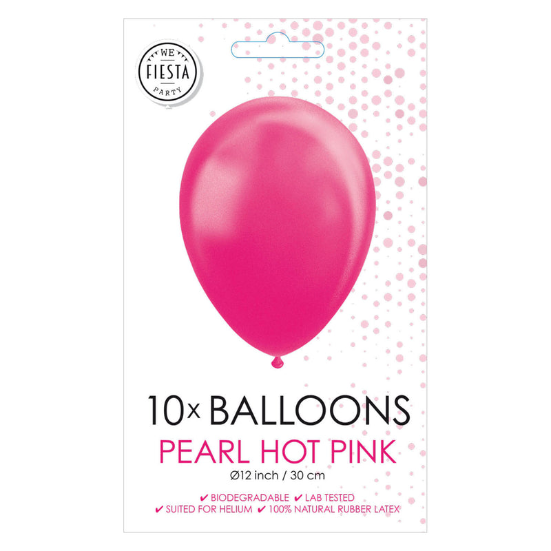 Load image into Gallery viewer, Globos ballonnen pearl hard roze 30cm, 10st.