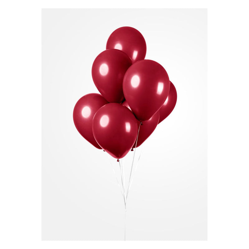 Afbeelding laden in galerijviewer, Globos Ballonnen Metallic Bordeaux 30cm, 10st.