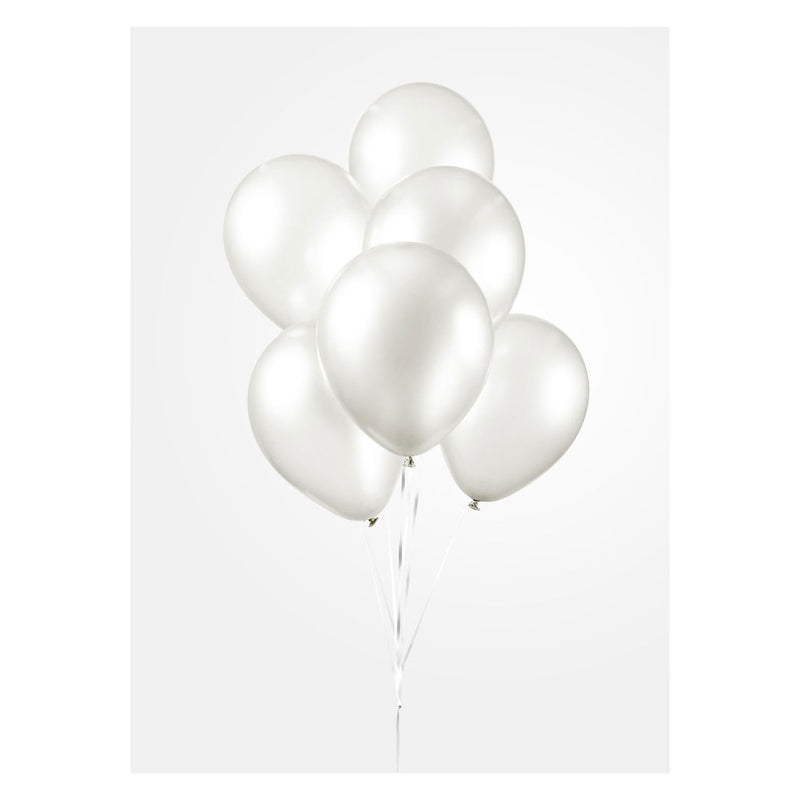 Load image into Gallery viewer, Globos ballonnen pearl wit 30cm, 10st.