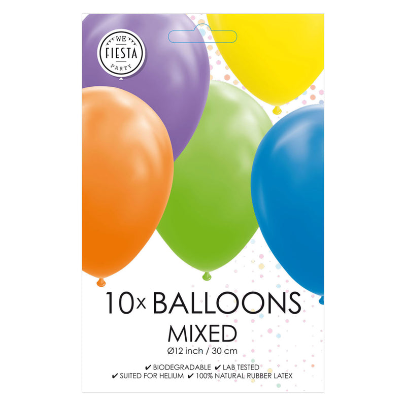 Load image into Gallery viewer, Globos ballonnen mix kleuren 30cm, 10st.