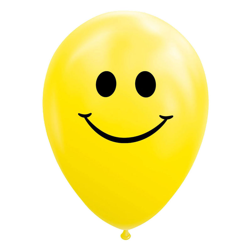 Load image into Gallery viewer, Globos ballonnen smile geel 30cm, 8st.