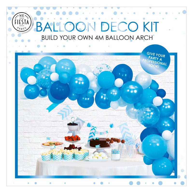 Load image into Gallery viewer, Globos ballonnen boog set blauw