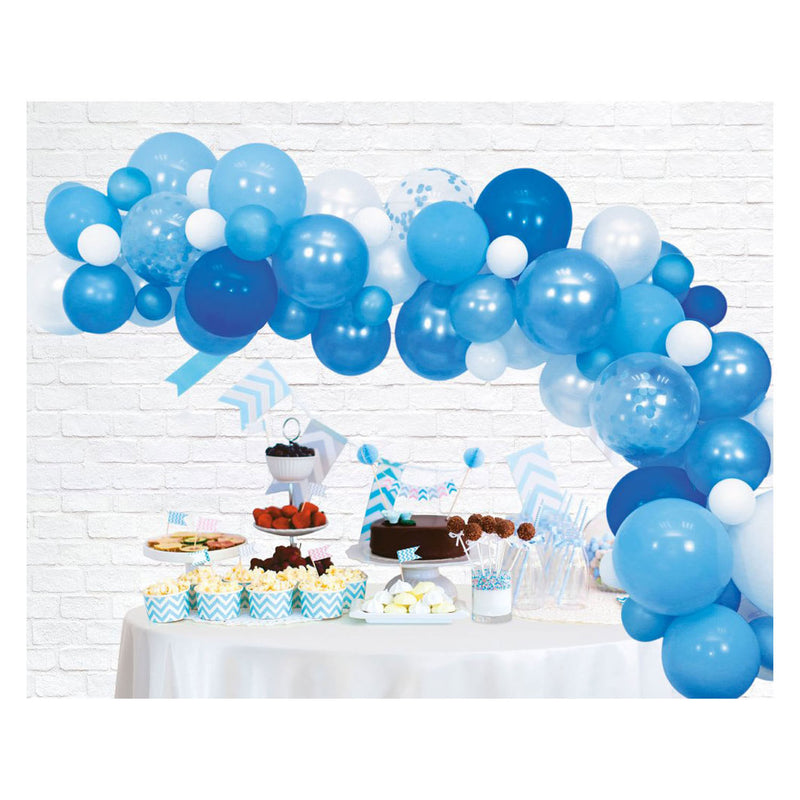 Load image into Gallery viewer, Globos ballonnen boog set blauw