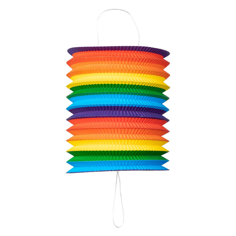 Load image into Gallery viewer, Globos papieren lantaarn regenboog, 16cm