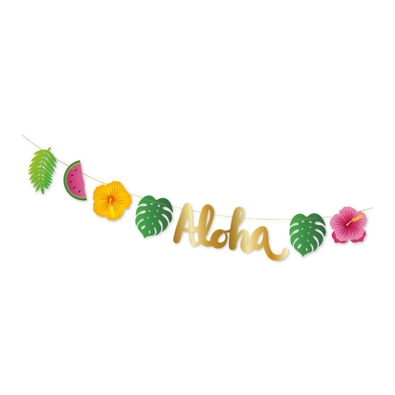 Afbeelding laden in galerijviewer, Globos letter guirlande aloha - 2m