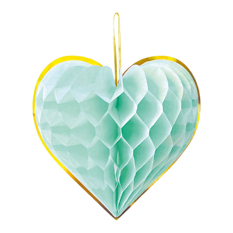 Afbeelding laden in galerijviewer, Globos honeycomb harten 23cm watercolors hearts - 4st.