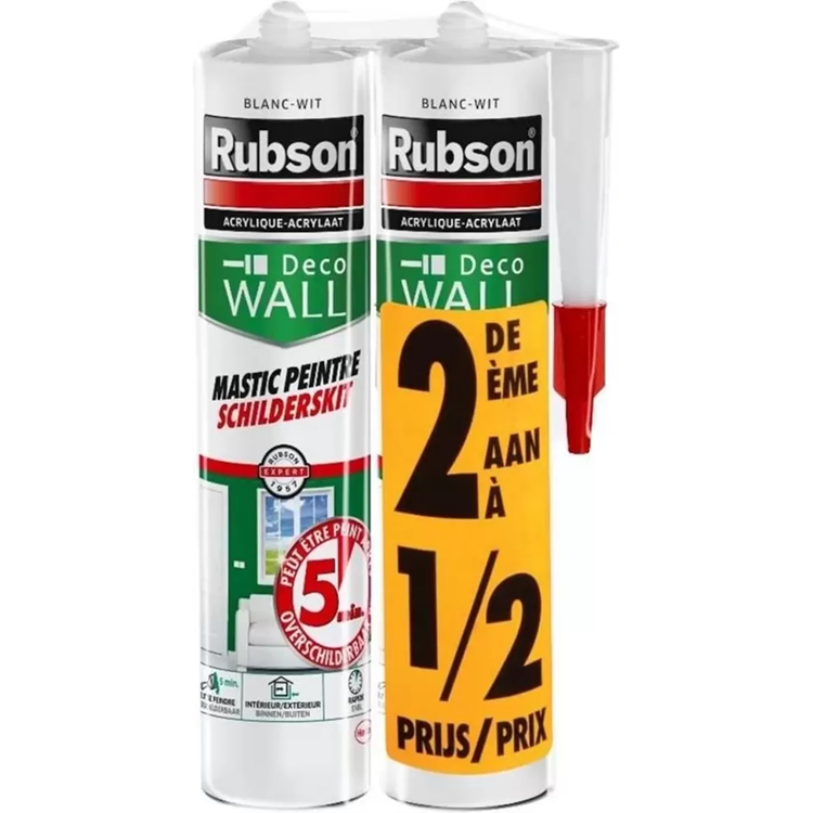 Load image into Gallery viewer, Rubson schilderskit 280 ml bouwkit duo | sneldrogend in 5 minuten | voor snel en efficiã«nt schilderwerk | sterke en duurzame afdichting.