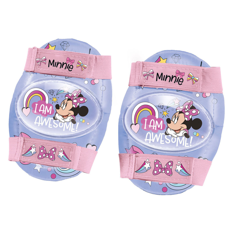 Load image into Gallery viewer, Mondo disney minnie rolschaatsen met beschermset voor kinderen - verstelbaar en roze.