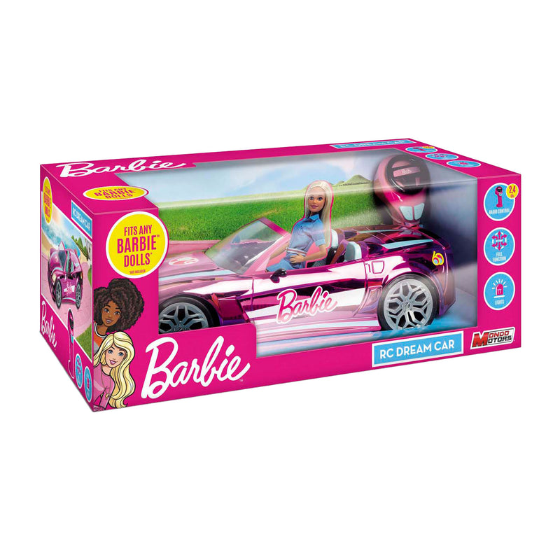 Load image into Gallery viewer, Mattel barbie mondo motors rc bestuurbare auto - verchroomd roze