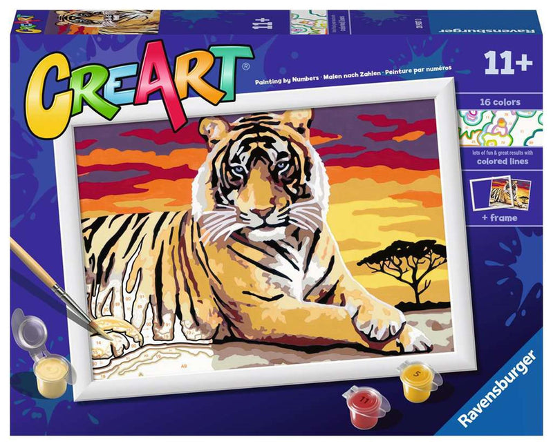 Load image into Gallery viewer, Ravensburger creart majestic tiger