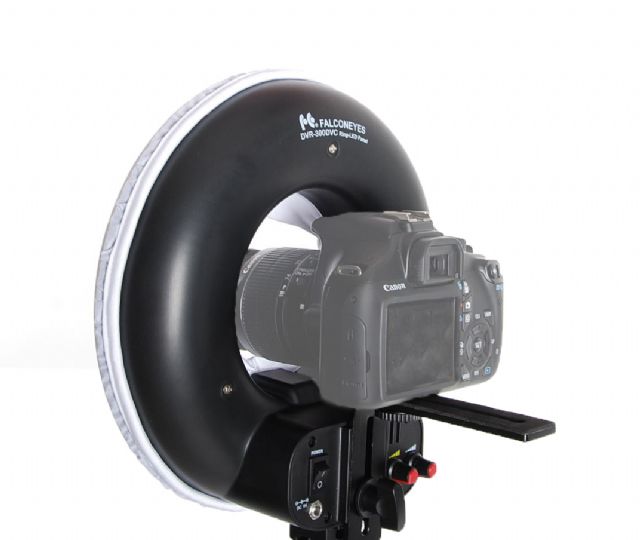 Load image into Gallery viewer, Falcon eyes bi-color led ringlamp dimbaar dvr-300dvc op 230v